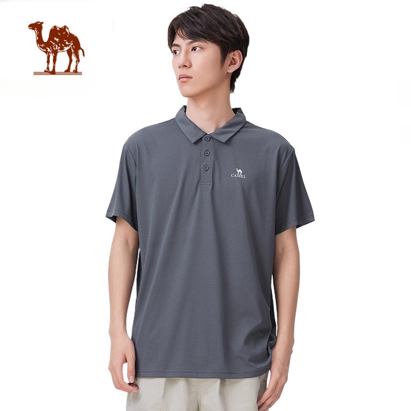 Ảnh Áo Sơ Mi Polo Nam Tay Ngắn Thể Thao Mùa Hè Nhanh Khô Ve Áo Thun Thông Thường 1
