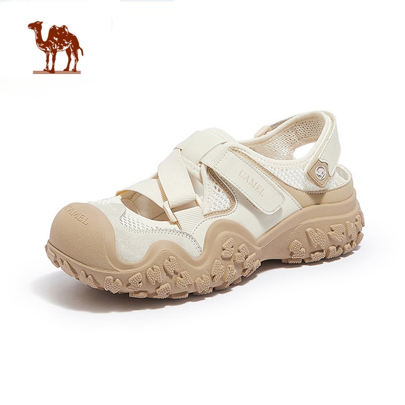 Ảnh Xăng đan thể thao ngoài trời thoáng khí CAMEL CROWN Giày có lỗ Xăng đan đi biển thông thường dành cho nữ 1