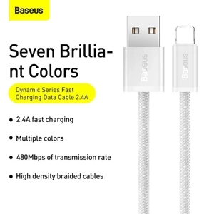 Cáp USB sạc nhanh Baseus 2.4A cho điện thoại
