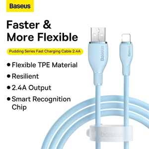 Cáp sạc nhanh Baseus Pudding Series 2.4A USB