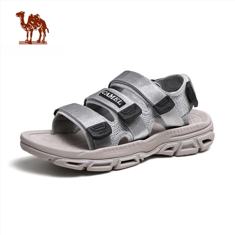 Ảnh Xăng đan Nam CAMEL CROWN Chống Trơn Trượt Thoáng Khí Velcro Ngoài Trời Chống Mài Mòn Giày Đi Biển Thông Thường 1