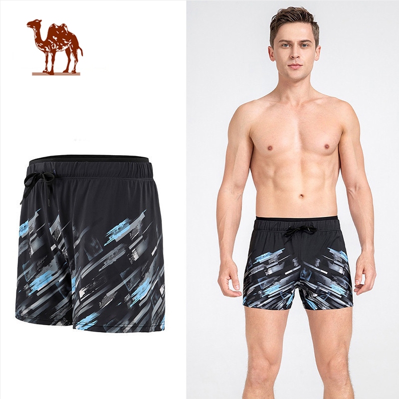 Ảnh Quần short boxer CAMEL CROWN co giãn dùng đi bơi siêu nhẹ dành cho nam 1