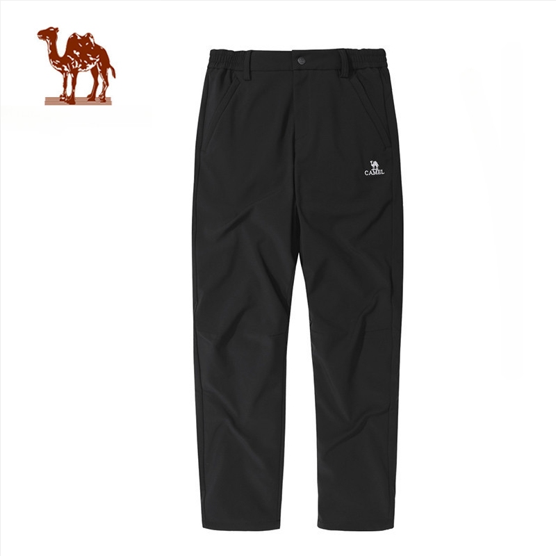 Ảnh CAMEL CROWN Ngoài Trời Tấn Công Vỏ Mềm Quần Nam Nữ Chống Gió Chống Thấm Nước Plus Nhung Đi Bộ Đường Dài 1