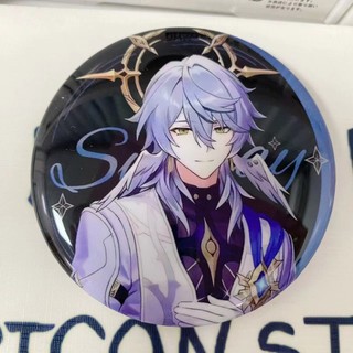 Honkai: Star Rail Robin Chủ Nhật 75mm Trò Chơi Phản Quang Huy Hiệu Nút Cài Cài Áo Cosplay Bộ Sưu Tập Đồ Chơi Túi Trang Trí Quà Tặng