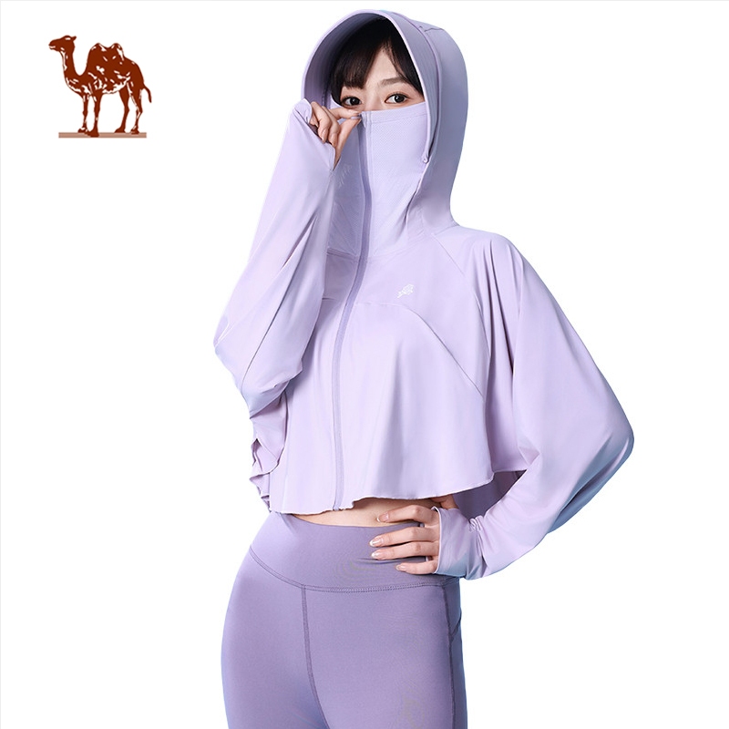 Ảnh CAMEL CROWN Ngoài Trời Sợi Chính Hãng Chống Nắng Quần Áo Áo Khoác Chống Tia UV Nữ 1