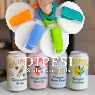 Nắp Soda Du Lịch Nắp Soda Nắp Có Thể Tái Sử Dụng Nắp Soda Silicon Có Ống Hút Vỏ Không Bpa Cho Lon Đồ Uống Tiêu Chuẩn Cho Dã Ngoại