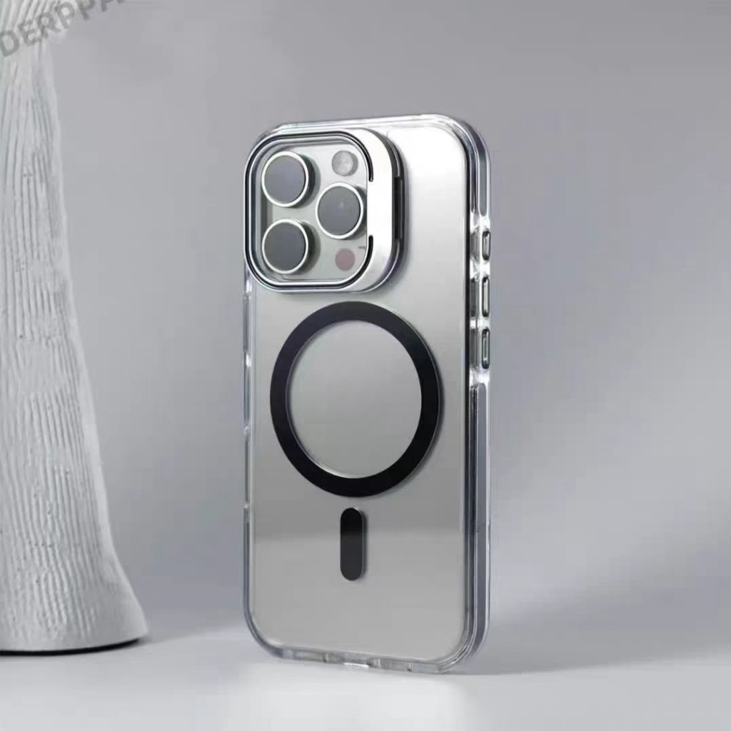 Giá đỡ / Ốp lưng cứng Acrylic tương thích cho iPhone 11 12 pro max 13 pro max 14 pro max 15 pro max 16 pro max 14plus 15plus 16plus
