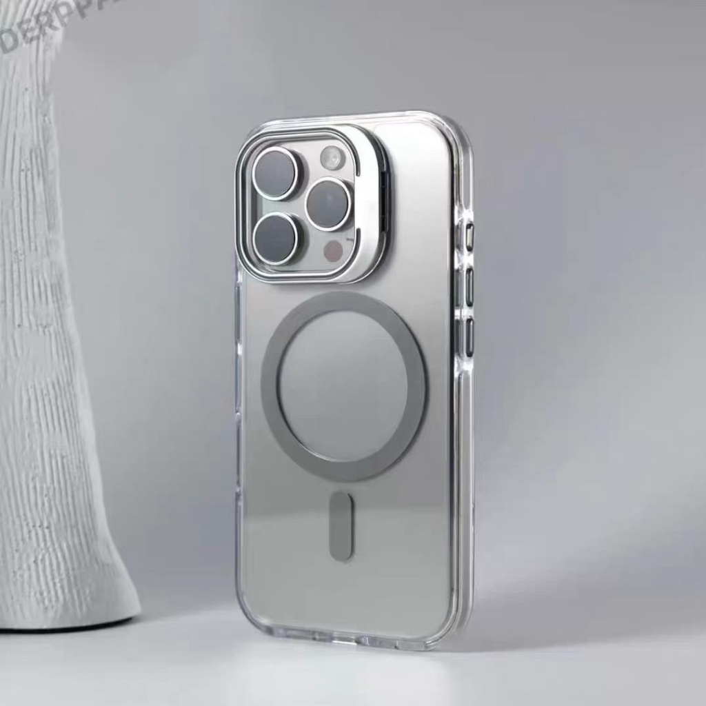 Giá đỡ / Ốp lưng cứng Acrylic tương thích cho iPhone 11 12 pro max 13 pro max 14 pro max 15 pro max 16 pro max 14plus 15plus 16plus