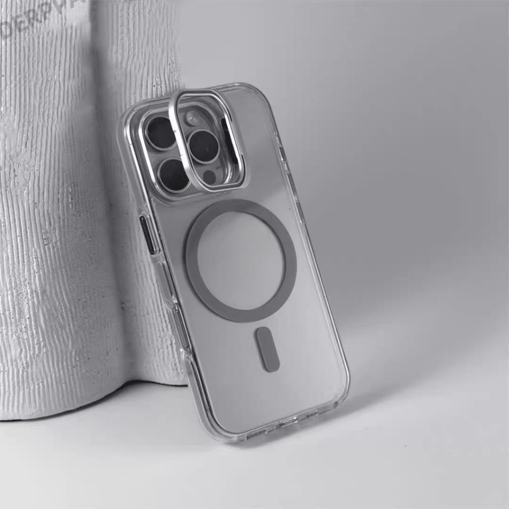 Giá đỡ / Ốp lưng cứng Acrylic tương thích cho iPhone 11 12 pro max 13 pro max 14 pro max 15 pro max 16 pro max 14plus 15plus 16plus
