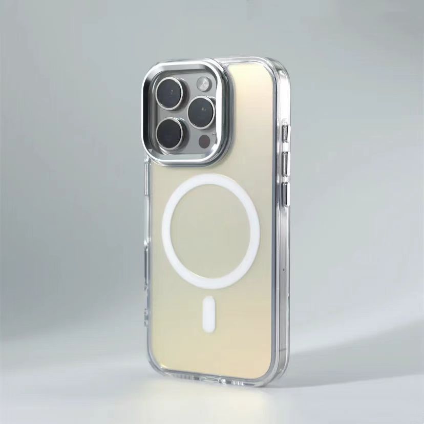 Giá đỡ / Ốp lưng cứng acrylic Aurora tương thích cho iPhone 11 12 pro max 13 pro max 14 pro max 15 pro max 16 pro max 14plus 15plus 16plus