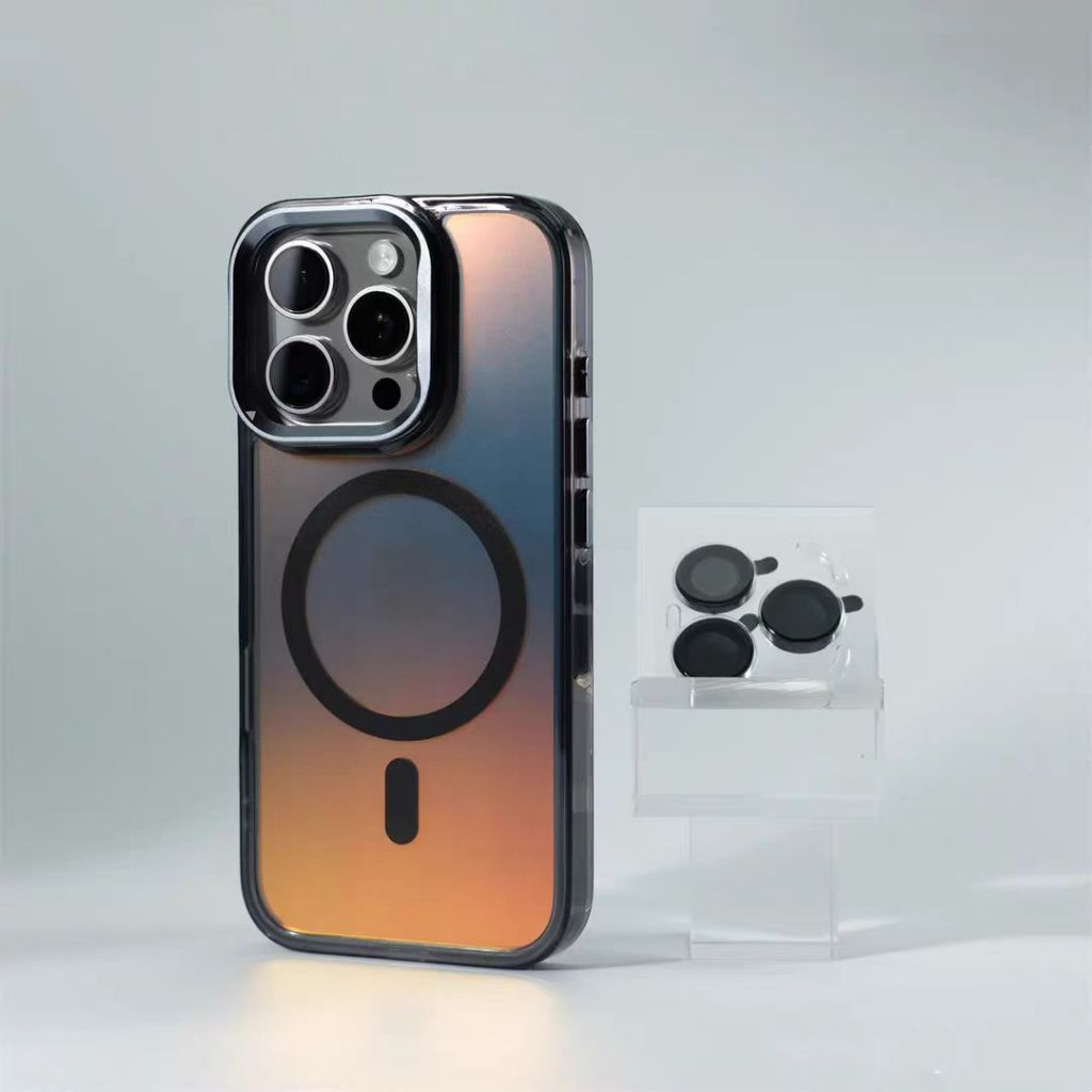 Giá đỡ / Ốp lưng cứng acrylic Aurora tương thích cho iPhone 11 12 pro max 13 pro max 14 pro max 15 pro max 16 pro max 14plus 15plus 16plus