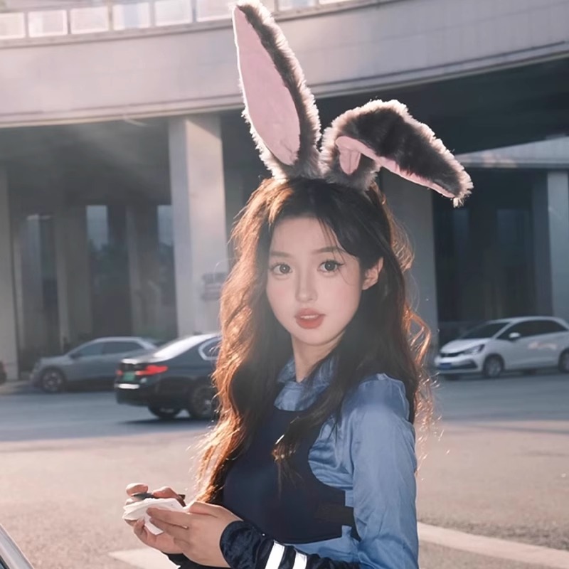 Cảnh sát Judy tai thỏ băng tất cả Disney cosplay thỏ cô gái dễ thương ...