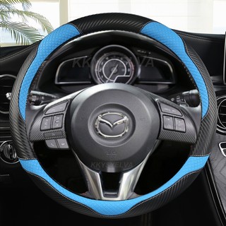 Da PU Bọc Vô Lăng Ô Tô Cho Xe Mazda 2 3 Axela 2013-2016 Mazda 6 Atenza 2014-2017 CX-5 2017 2018 Phụ Kiện Ô Tô