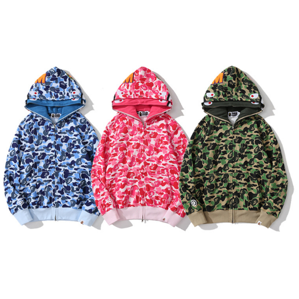 BAPE Mới Áo Khoác Hoodie Họa Tiết Rằn Ri Thời Trang Cho Nam Nữ | Shopee ...
