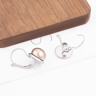 Thép không gỉ Pháp Lever Cabochon Bông Tai Thiết Lập Đế Trống Cameo Khay DIY Tai Trang Sức Phụ Kiện