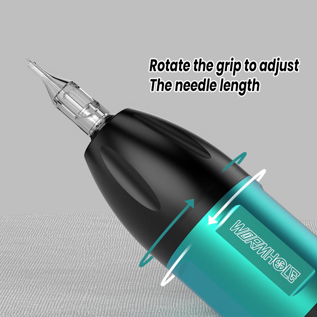Súng xăm không dây Đột quỵ Máy xăm không dây đột quỵ với nguồn điện không dây 1500 mAh Bút xăm