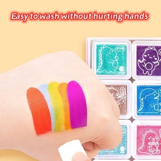 24 Màu Sắc Sắc Sắc Tố An Toàn Sáng Tạo Tranh Ngón Tay Vật Liệu Học Tập Giáo Dục Trẻ Em Vẽ
