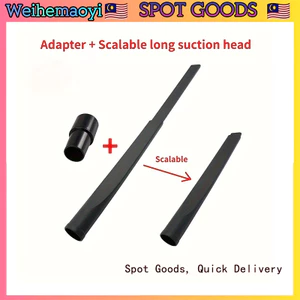 Bộ phụ kiện máy hút bụi 32mm / 35mm đa năng Đầu hút đầu phun phẳng Công cụ Crevice có thể mở rộng và Bàn chải hút mỏng cho các khu vực khó phân tích