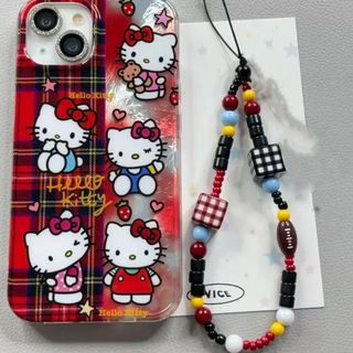 Ốp Điện Thoại Thích Hợp Cho iPhone Hello Kitty 14promax Vỏ Điện Thoại iPhone13pro12 / 11 Dây Xích 15promax Vỏ Bảo Vệ Mềm