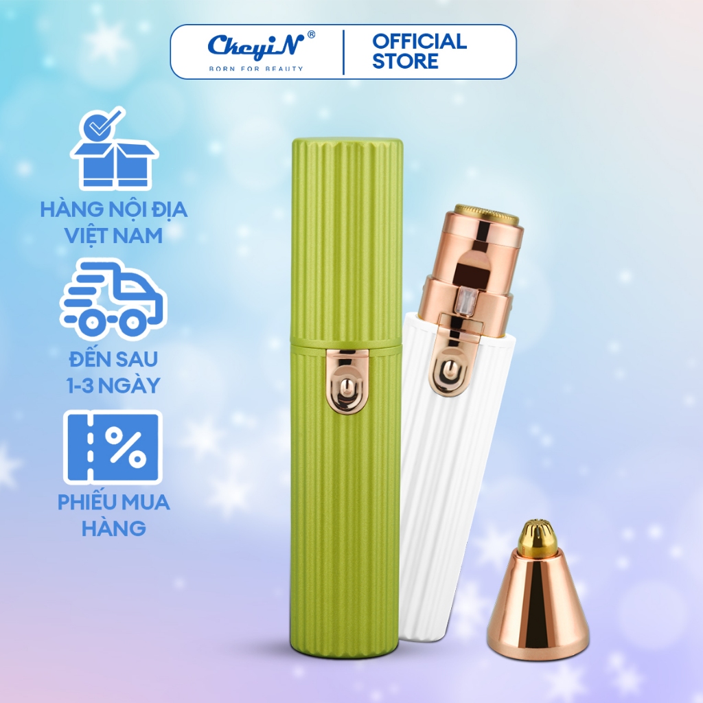 Ảnh Ckeyin Máy Tẩy LôngTriệt Lông Mày 2 Trong 1 Mini Sạc Pin Có Tích Hợp Đèn máy cạo lông mini máy cạo lông vùng kín MT114 1