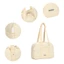 【Có sẵn màu mới】 Thiết kế chống thấm nước Túi xách Nylon dung tích lớn nhiều màu