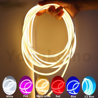 12v Dải LED Linh Hoạt Cao Su Neon Chống Thấm Nước SMD 2835 Đèn LED Trong Nhà Ngoài Trời Tiệc Giáng Sinh Thanh Trang Trí Quảng Cáo Đèn Neon