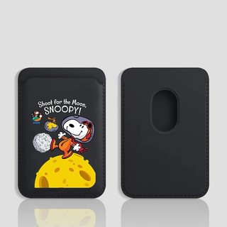 Mặt Trăng Dễ Thương Họa Tiết Snoopy Ví Đựng Thẻ Cho iPhone 12 11 13 14promax15pro 15promax 14 14promax 14 Pro 16 16plus 16 Pro Max