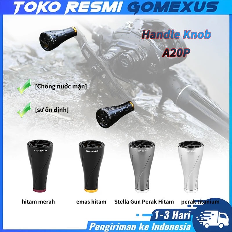 Ảnh Núm tay cầm Gomexus bằng hợp kim thôn nước 20mm cho vòng quay dây Shimano Daiwa ryobi A20 1