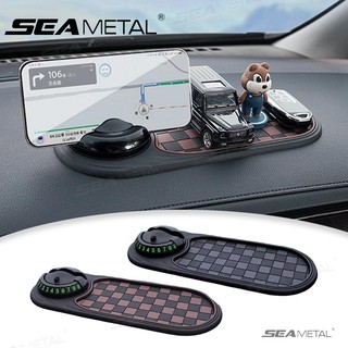 Giá Đỡ Điện Thoại Trên Ô Tô SEAMETAL Chống Trượt Xoay 360 độ Có Bảng Số Điện Thoại thảm đt đặt taplo ô tô