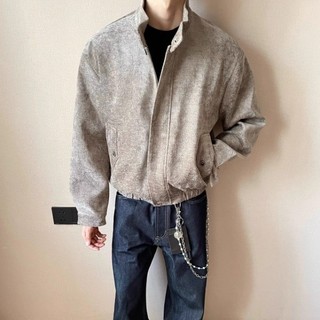 Áo khoác nam ESEA Áo khoác nam thời trang kiểu Mỹ cổ điển dáng rộng họa tiết hạt dọc houndstooth Áo khoác Harrington