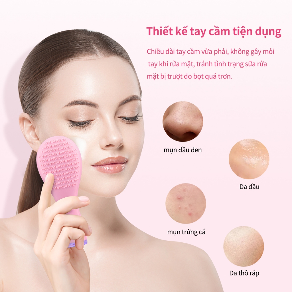 Ảnh CkeyiN Máy rửa mặt làm sạch sâu chống thấm nước MR662 4