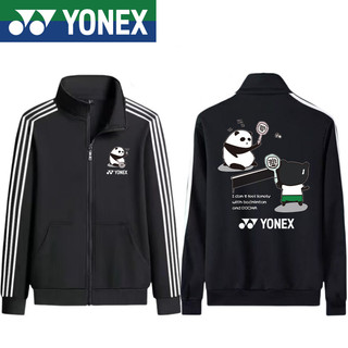 Áo Cầu Lông Yonex 2024 Áo Cầu Lông Mới Giữ Ấm Cùng Dài Tay Áo Khoác Thể Thao Thi Đấu Huấn Luyện Đội Áo Khoác