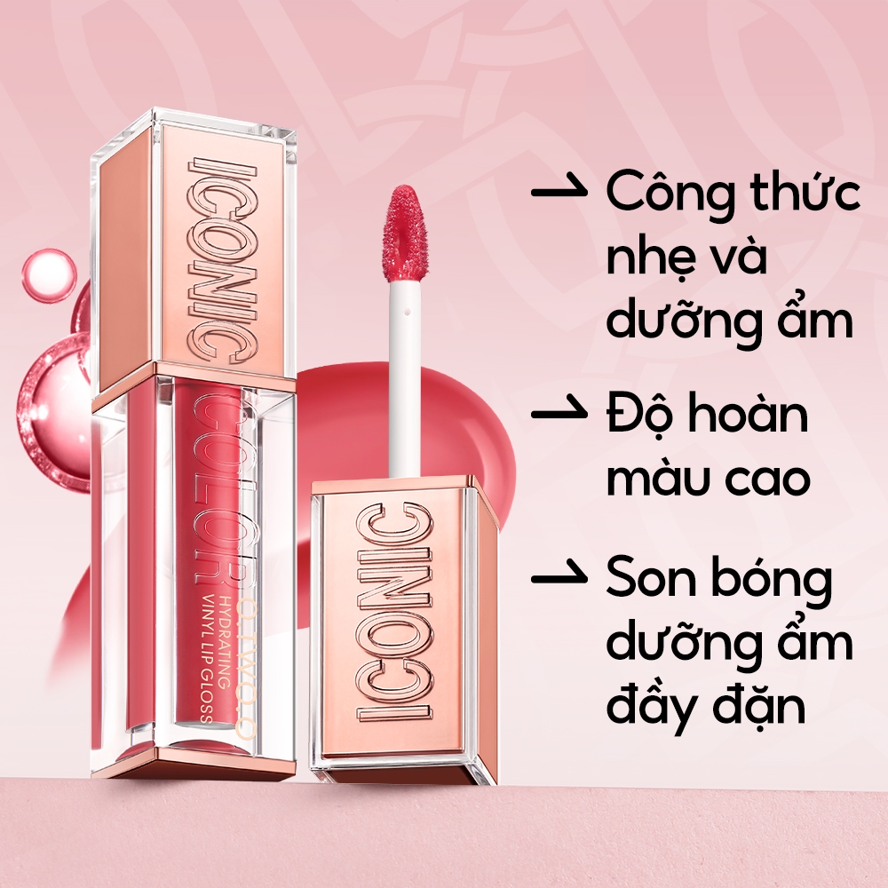 Ảnh O.two.o Hydrating Vinyl Lipgloss Nhẹ Watery Formula Hydrating lipglaze 4