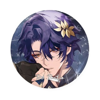 Trò Chơi Honkai Ngôi Sao Đường Sắt Lưỡi Boothill Aventurine Tinplate Kim Loại Huy Hiệu Pin Trâm Anime Ngoại Vi Sưu Tập Quà Tặng
