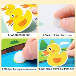 Đồ chơi yên tĩnh Đồ chơi giáo dục mầm non Nhãn dán Đồ chơi giáo dục Khai sáng ma thuật