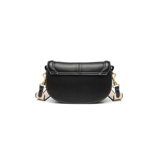 Zara Ladies 2025 Phong Cách Mới Yên Túi Khóa Từ Tính Nắp Túi Đeo Ngang Thời Trang Mùa Đông Túi Đeo Vai Phù Hợp Với