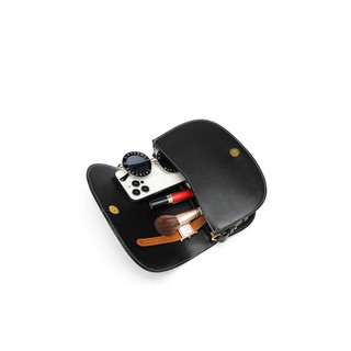 Zara Ladies 2025 Phong Cách Mới Yên Túi Khóa Từ Tính Nắp Túi Đeo Ngang Thời Trang Mùa Đông Túi Đeo Vai Phù Hợp Với