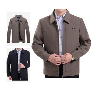Áo khoác nam Hanlu Áo khoác công sở thông thường Áo khoác dày ấm áp