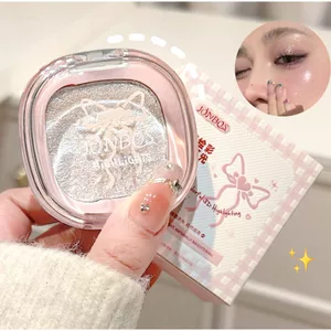 Xixi Shimmer Glitter Highlighter Powder Palette Glitter Eyeshadow Body Face Contour High Gloss Powder Trang điểm lâu trôi NO.J115