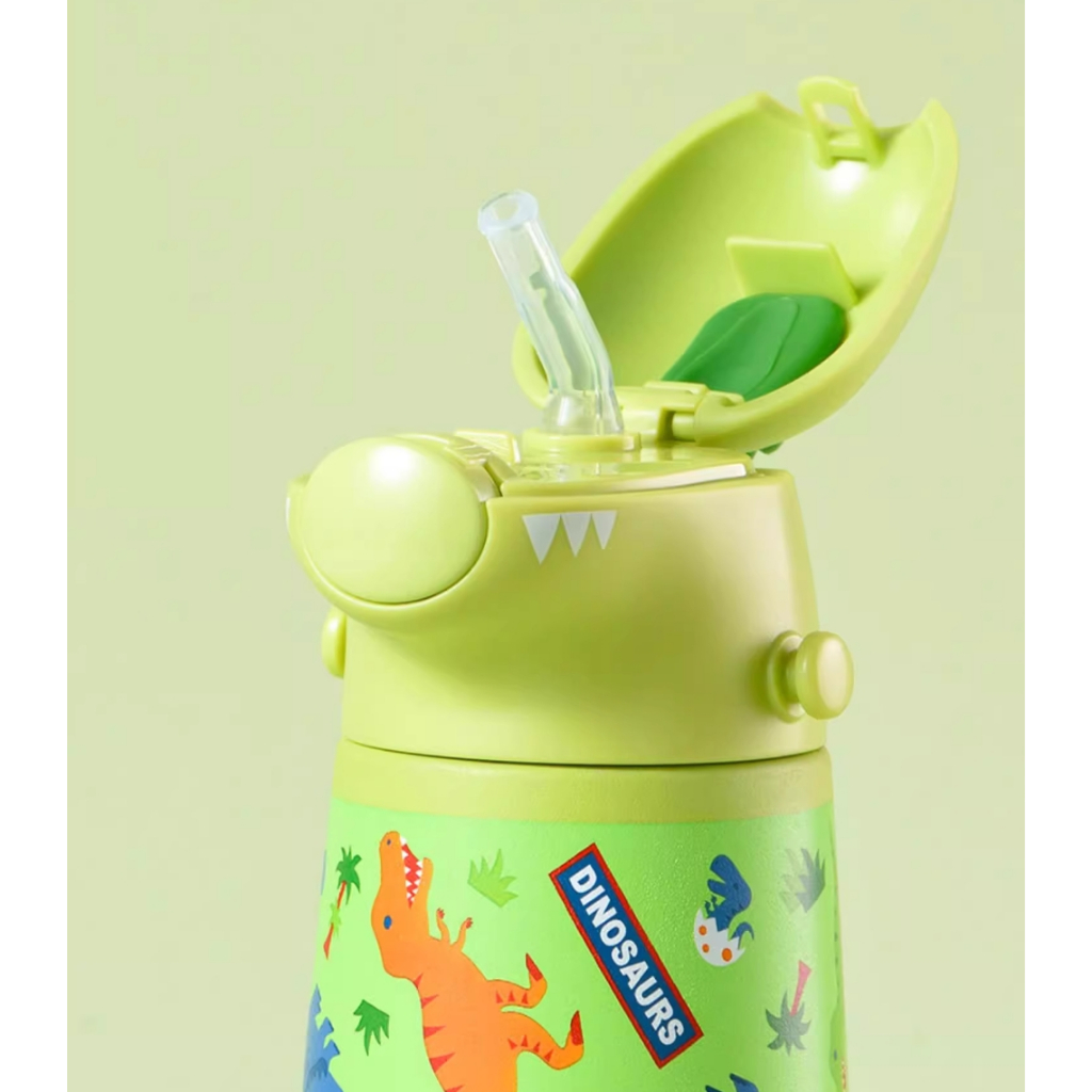 Nhật Bản Skater Skeda Thermos Cup Trẻ Em Khủng Long Sippy Cup Cốc Nước Cho Bé Mẫu Giáo Ấm Siêu Tốc Trực Tiếp Cốc Uống