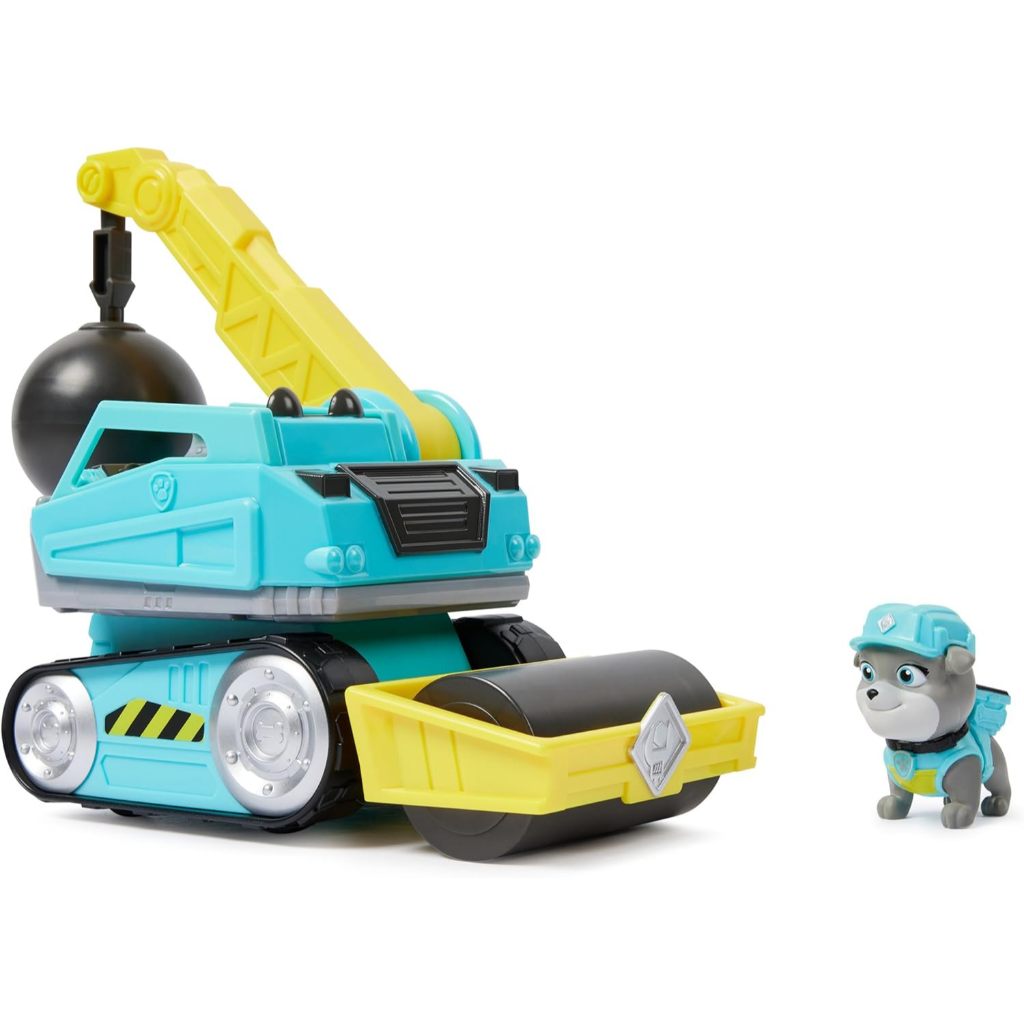 Rubble and Crew, Xe tải đồ chơi phá hủy của Motor với nhân vật hành động và đồ chơi xây dựng có thể di chuyển được