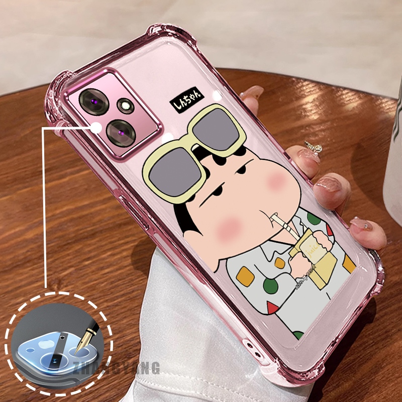 Ốp Lưng Cho OPPO A3X A3 Vỏ Điện Thoại Mạ Điện Thẩm Mỹ Hoạt Hình anime Thiết Kế Mới Họa Tiết TPU Bốn Góc Chống Rơi Mềm