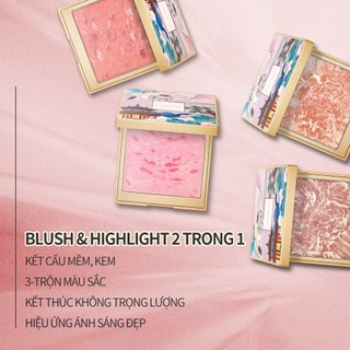 Má Hồng CATKIN ROSY - Matte Mịn Mượt, Tạo Sáng Da Tự Nhiên, Màu Đậm Chính Xác, Dễ Trộn Phối & Bền Trôi, 2 Trong 1 Má Hồng & Highlighter, 10g