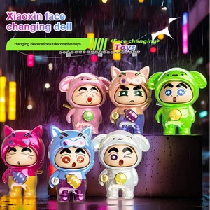 Chính Hãng Crayon Shin-chan Mới Nhiều Màu Sắc Sáng Tạo Ngoại Vi Bất Ngờ Thay Đổi Mặt Búp Bê Để Bàn Trang Trí Quà Tặng Sinh Nhật
