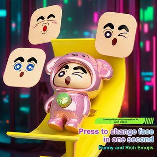 Chính Hãng Crayon Shin-chan Mới Nhiều Màu Sắc Sáng Tạo Ngoại Vi Bất Ngờ Thay Đổi Mặt Búp Bê Để Bàn Trang Trí Quà Tặng Sinh Nhật