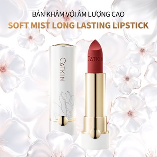 Son Bùn CATKIN Son lì Son Môi Lâu Dài Màu Sắc Trong Suốt Chống Thấm Nước Kết Cấu Matt Son Tint 3.6g