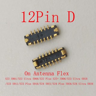 1-5 Chiếc Màn Hình Lcd Sạc Usb Ăng Ten WiFi FPC Kết Nối Cắm Cho Samsung S22 S23 S24 Ultra Plus S921 S926 S928 S906 S901 S918 S911 S916 12 60 Pin Galaxy Sạc Màn Hình Flex