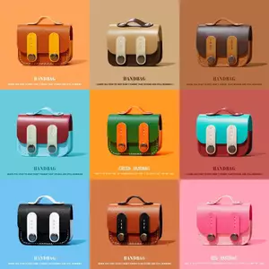 Hộp đựng tai nghe hình túi xách, vỏ bảo vệ da cho AirPods 4/4 ANC/Pro/3 gen