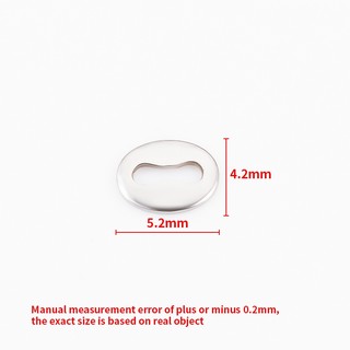 Thép không gỉ Hình Môi Kết Nối Mảnh Trang Sức Tự Làm Phụ Kiện Chuỗi Mở Rộng Đuôi Thẻ