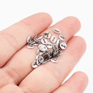 Thép không gỉ Hình Môi Kết Nối Mảnh Trang Sức Tự Làm Phụ Kiện Chuỗi Mở Rộng Đuôi Thẻ